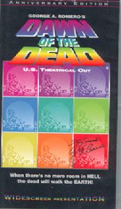 DAWN OF THE DEAD Anchor Bay 20th Anniversary Theatrical Version VHS
