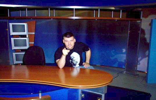 Matt Blazi at Dawn of the Dead WGON TV Station