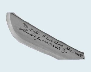 DAWN OF THE DEAD LENNY LIES SIGNED CONVENTION MACHETE