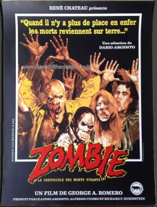 DAWN OF THE DEAD FRENCH FILMPLAKAT POSTER