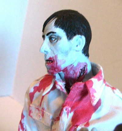 Dawn of the Dead custom made flyboy zombie figure