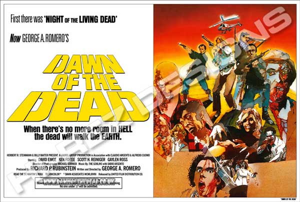 Featured image for “DAWN OF THE DEAD – HI-REZ DESIGNS – BOOTLEG POSTER – FESTIVAL QUAD”