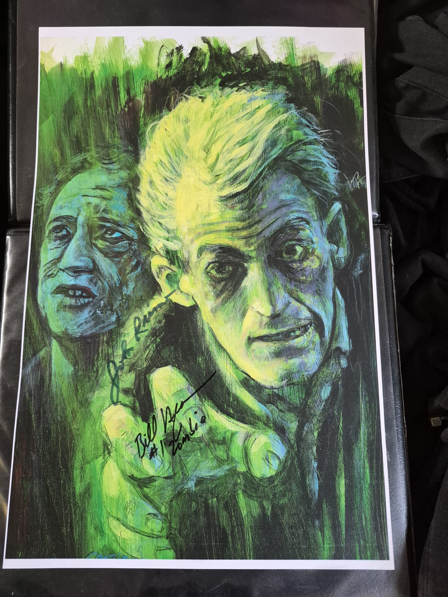 Featured image for “Night of the Living Dead (1968) John Graziano Print Signed by Bill Hinzman & John Russo”