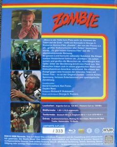 dawn of the dead nsm records Zombie Limited Edition Blu Ray